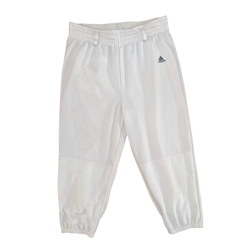 ⚽ Adidas White Climalite Jogger Pants Elastic Waist‎ – Women’s